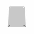 FluxJet Blank Panel 3D Printed in ABS